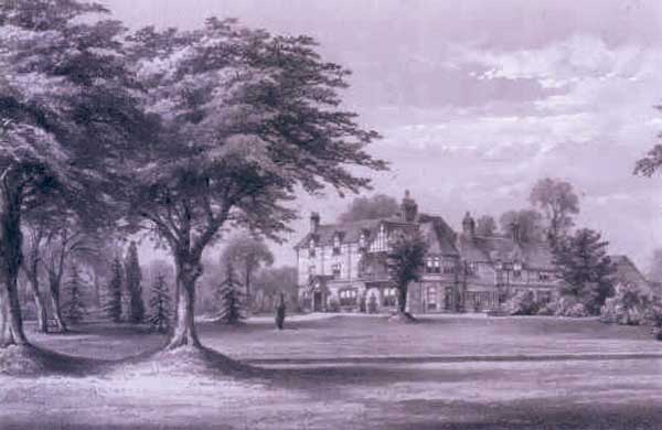 Etching Grayshott Hall