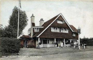 Fox & Pelican c.1905 viewed from the south west