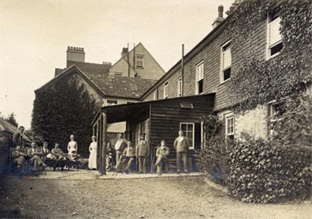 Grayshott War Hospital 1917 with patients