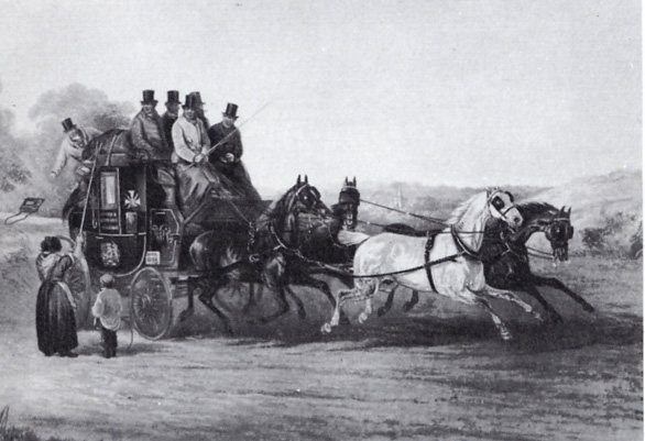 Coach travel 1820s