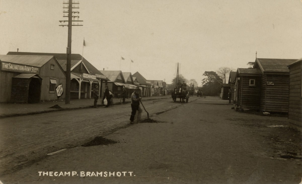 Canadian army camp, Bramshott Chase, WW1