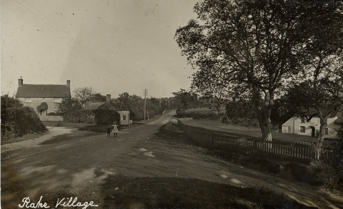 The bottom of Rake Hill