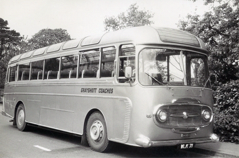 Pride of the Grayshott Coaches fleet in 1965